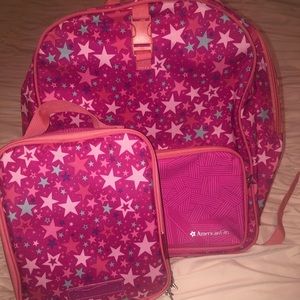 American Girl Bookbag & Lunch Tote